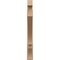 Ekena Millwork 5 1/2-in W x 46-in D x 46-in H Balboa Block Rough Cedar Woodgrain TimberThane Outlooker, Primed Tan OUTUR055X46X46BOA44RCPR - alternate 4